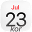 Korean Add Calendar icon